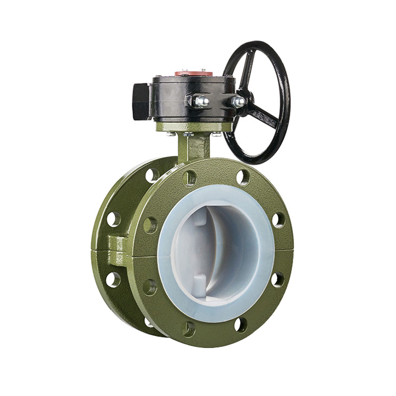 D341F4-16C蝸輪襯氟蝶閥